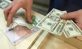 کاهش قیمت دلار و یورو