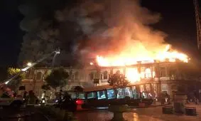 آخرین وضعیت میدان حسن آباد / هزینه بازسازی پس از چند ماه هنوز مشخص نیست!