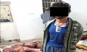 مرد کریستالی همسرش را سر برید