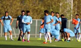 گزارش تصویری تمرین تیم ملی