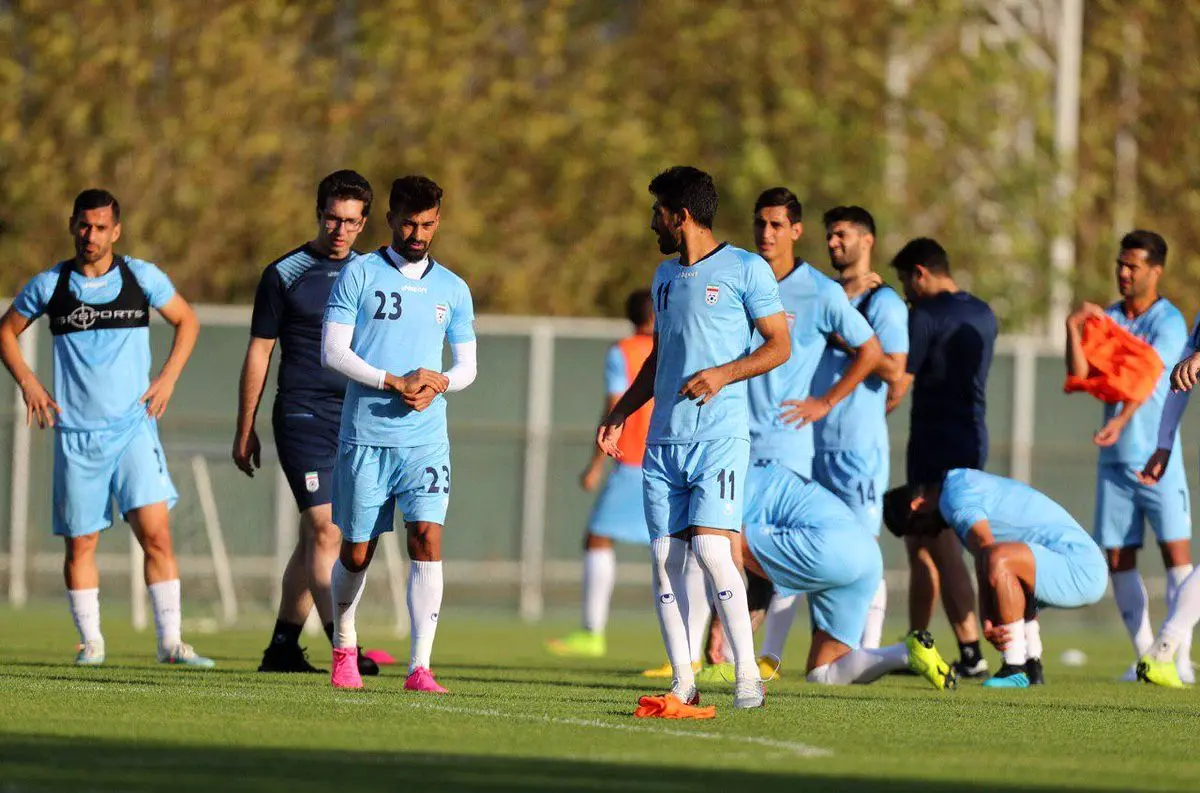 گزارش تصویری تمرین تیم ملی