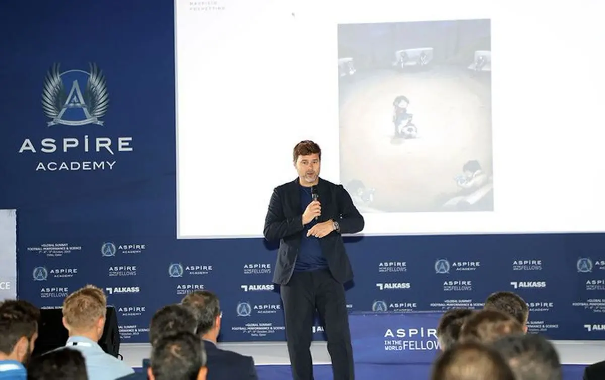 تبریک پوچتینو به قطر در آکادمی اسپایر