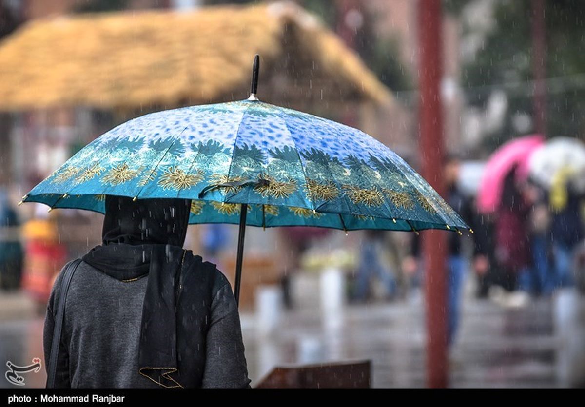 تداوم بارش باران در ایران/هوای شمال سرد می‌شود