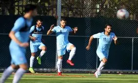 زوج کنعانی و پورعلی بعد از یک بازی وقفه