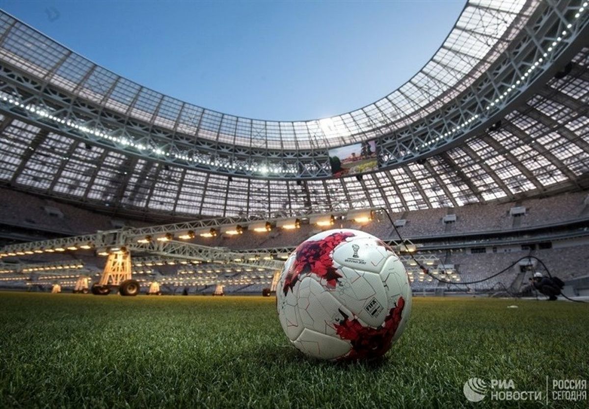 ورزشگاه فینال جام‌جهانی ۲۰۱۸ در مراحل پایانی آماده‌سازی + تصاویر