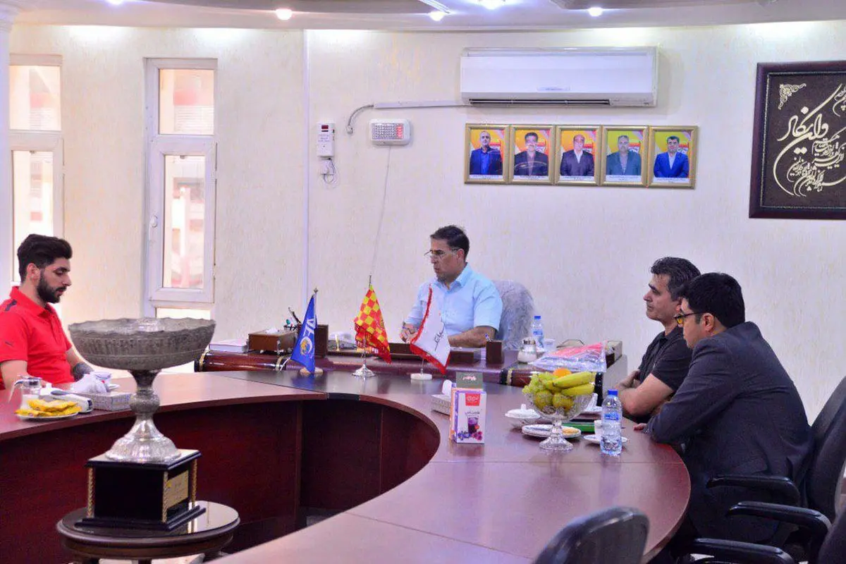 دیدار مدیرعامل فولاد و سینا مریدی