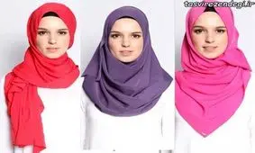 آموزش بستن شال و روسری عید به صورت تصویری مرحله به مرحله