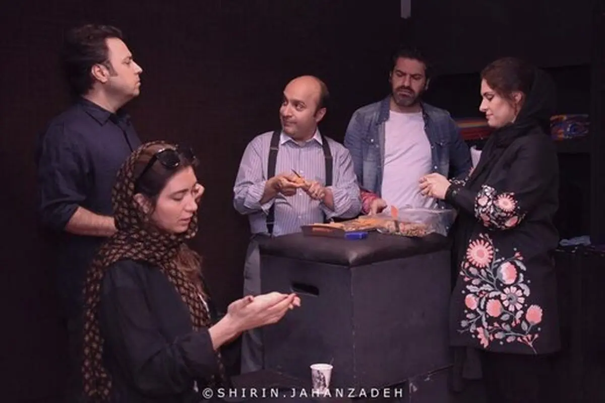 بهزاد عمرانی و سیاوش صفاریان‌پور همبازی هانا کامکار شدند/عکس