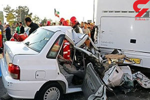 مرگ تلخ زائر ایرانی کربلا در تصادف وحشتناک