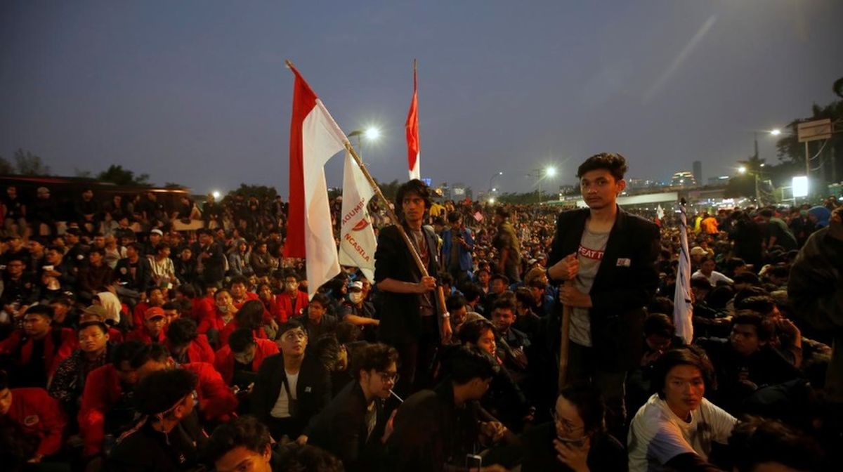 اعتراض در اندونزی علیه قانون جنجالی