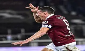 تورینو 2-1 میلان؛ شکست روسونری با دبل بلوتی