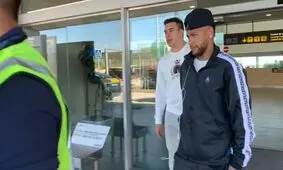 نیمار وارد بارسلونا شد!