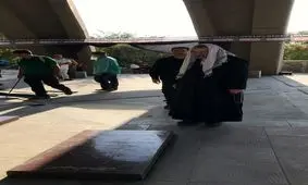 حضور رئیس قوه قضائیه در مقبرة الشهداء کلکچال+ تصاویر