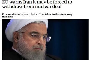 اروپا به ایران اعلام کرده ممکن است از برجام خارج شود