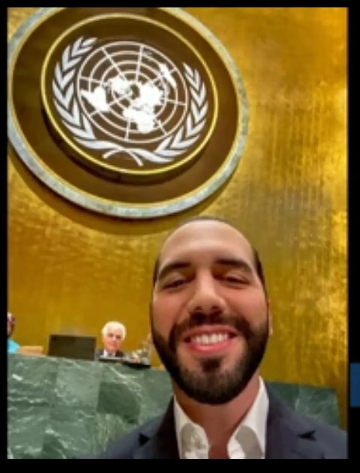 عکس سلفی یک رئیس‌جمهور در تریبون سازمان ملل خبر ساز شد + فیلم