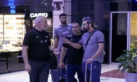 والیبالیست‌ها از CIP فرودگاه امام در راه توکیو