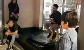 اجراهای موسیقی خیابانی در بلوار معلم مشهد