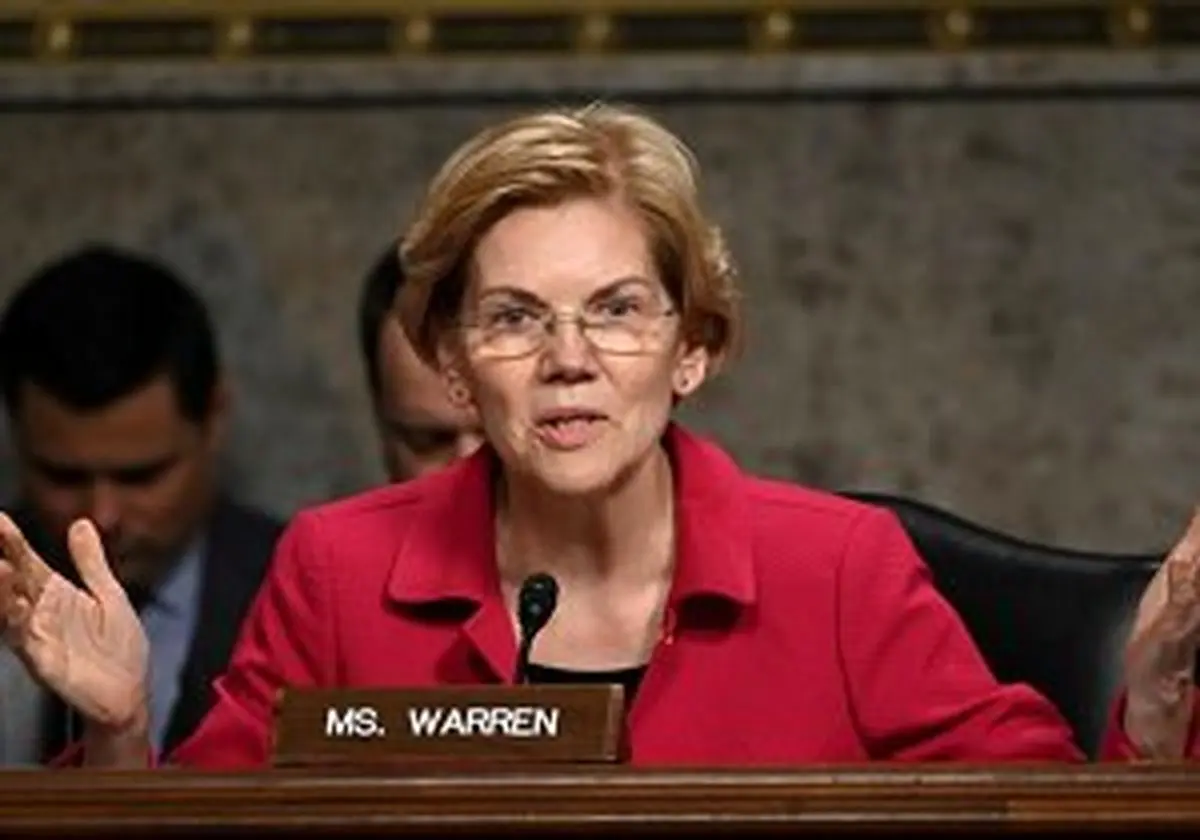 «الیزابت وارن» برای نخستین بار در صدر نامزدهای دموکرات‌های آمریکا قرار گرفت