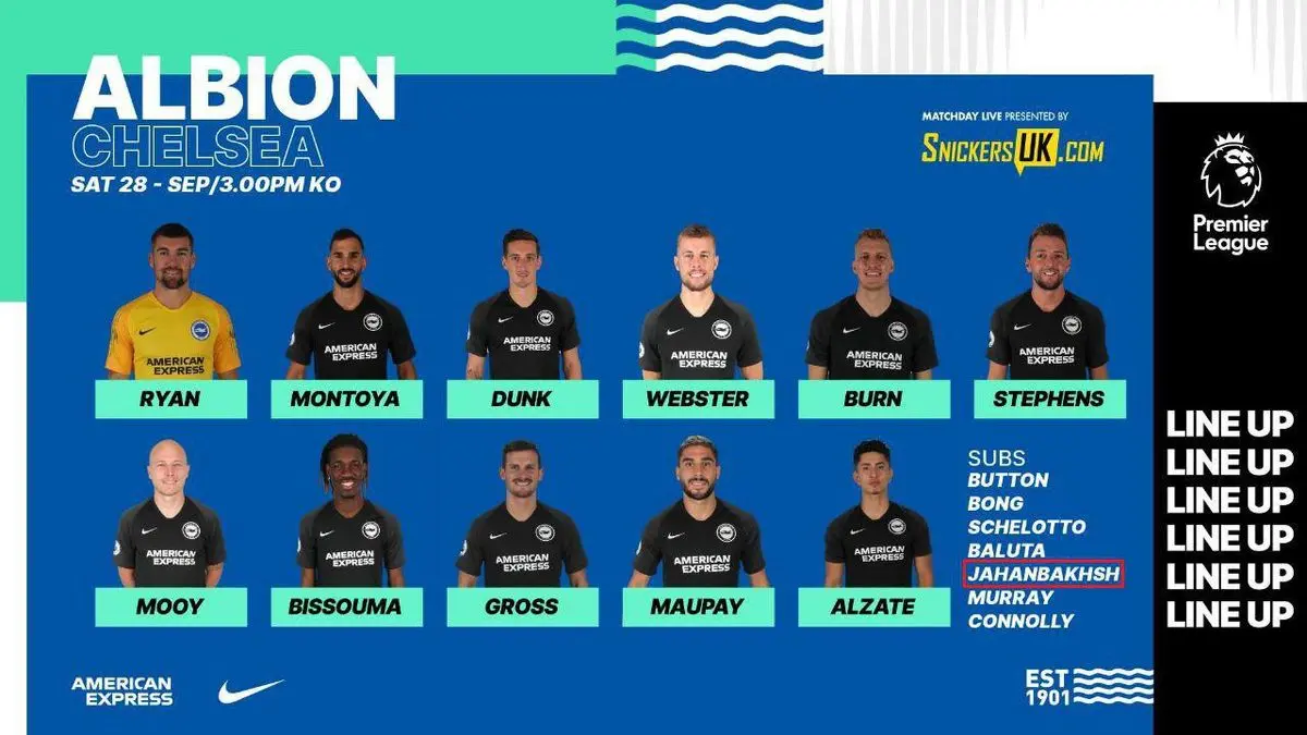 جهانبخش برابر چلسی نیمکت‌نشین است