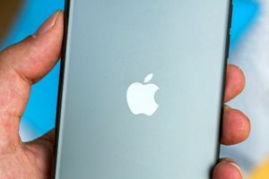 لوگوی اپل پشت گوشی آیفون نورانی می‌شود