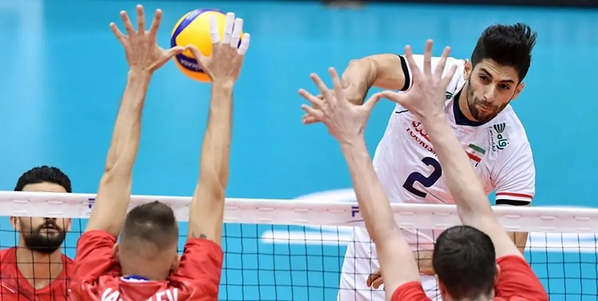 عبادی‌پور امتیازآورترین بازیکن ایران مقابل روسیه