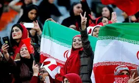 شورو شوق زنان هوادار بانوان پیش از شروع بازی