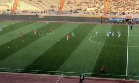 گرم کردن بازیکنان تیم ملی