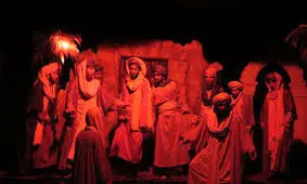 نمایش آیینی «تنهاتر از مسیح» به اجرا درآمد