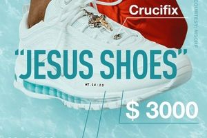 کفش‌های مسیح به قیمت ۳۰۰۰ دلار ساخت نایکی مجهز به آب مقدس!