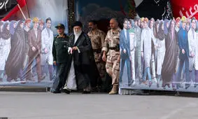 گزارش تصویری حضور رهبر انقلاب در مراسم دانش‌آموختگی دانشجویان دانشگاه امام حسین (ع)