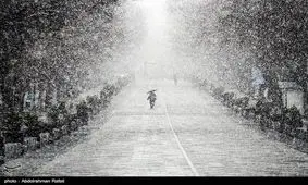 بارش "برف و باران "روز طبیعت اردبیل را فرا می‌گیرد