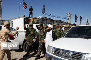 حضور دو فرمانده بلندپایه ارتش در مرز خسروی و مهران