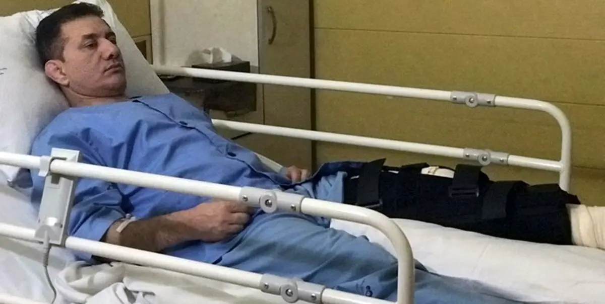 غلامرضا محمدی پای خود را به تیغ جراحان سپرد