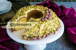 طرز تهیه کیک پسته هل گلاب