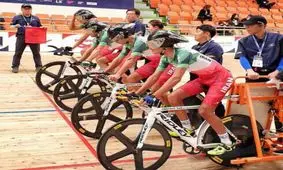 ششمی جوانان ایران در تعقیبی تیمی دوچرخه‌سواری قهرمانی آسیا