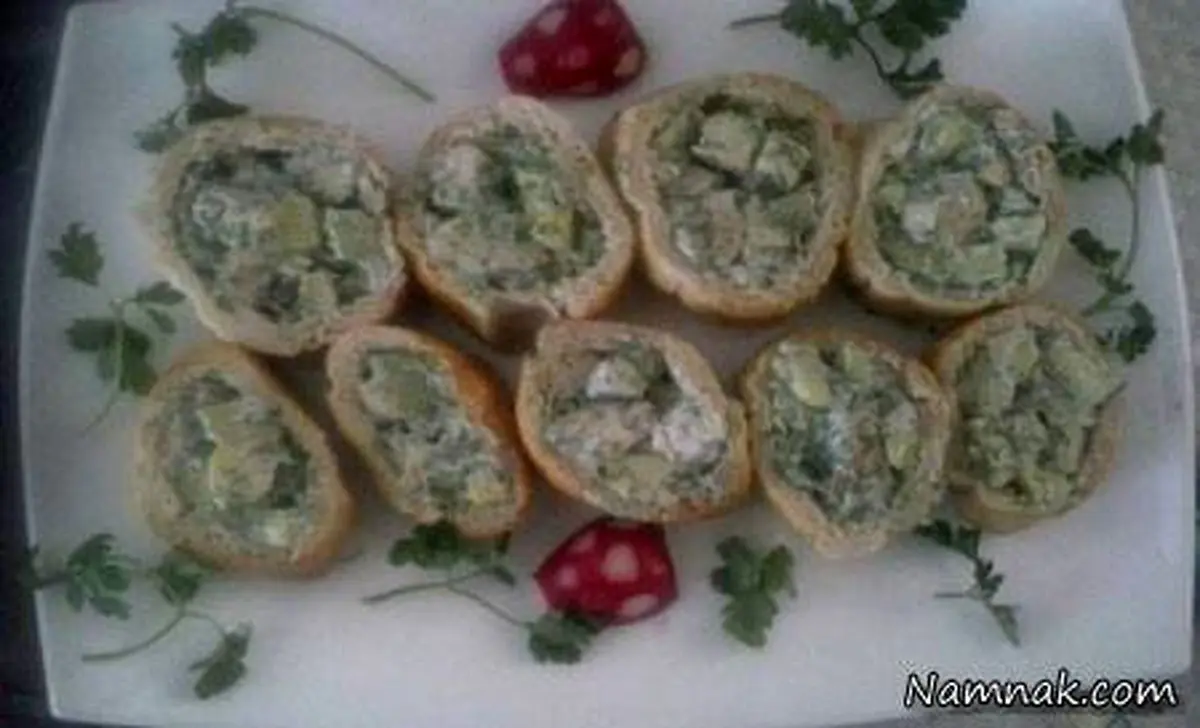 طرز تهیه لقمه یا سالاد شویدی