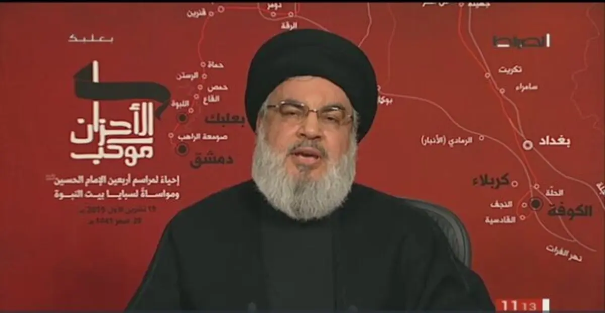 سید حسن نصرالله: به ندای یاری حسین(ع) پاسخ می‌دهیم/ استعفای دولت حریری را تایید نمی‌کنیم