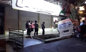 حادثه‌ای عجیب برای یک آمبولانس در خیابان شریعتی تهران!