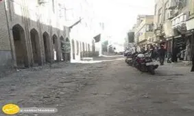 وضعیت نامناسب ضلع جنوبی بازار رضای مشهد در آستانه شهادت امام رضا(ع)