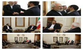 دیدار و گفت‌وگوی سخنگوی انصارالله یمن با ظریف