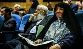 عیادت اعضای فراکسیون زنان مجلس از اعظم طالقانی