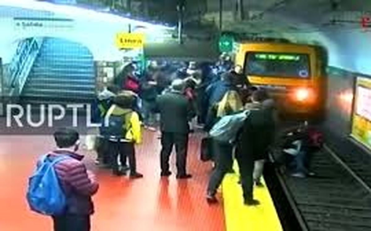 اتفاق هولناک در ایستگاه قطار + فیلم