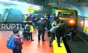 اتفاق هولناک در ایستگاه قطار + فیلم