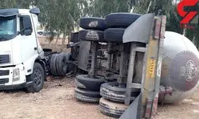 پراید تانکر گاز را در شیراز دو نیم کرد!