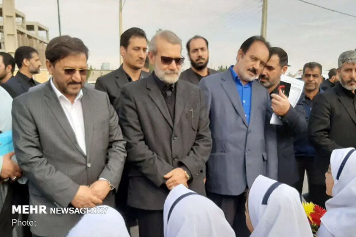 علی لاریجانی وارد استان سمنان شد/ استقبال در دامغان