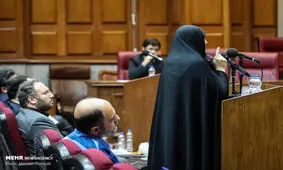 آخرین جلسه رسیدگی به اتهامات شبنم نعمت زاده+ عکس