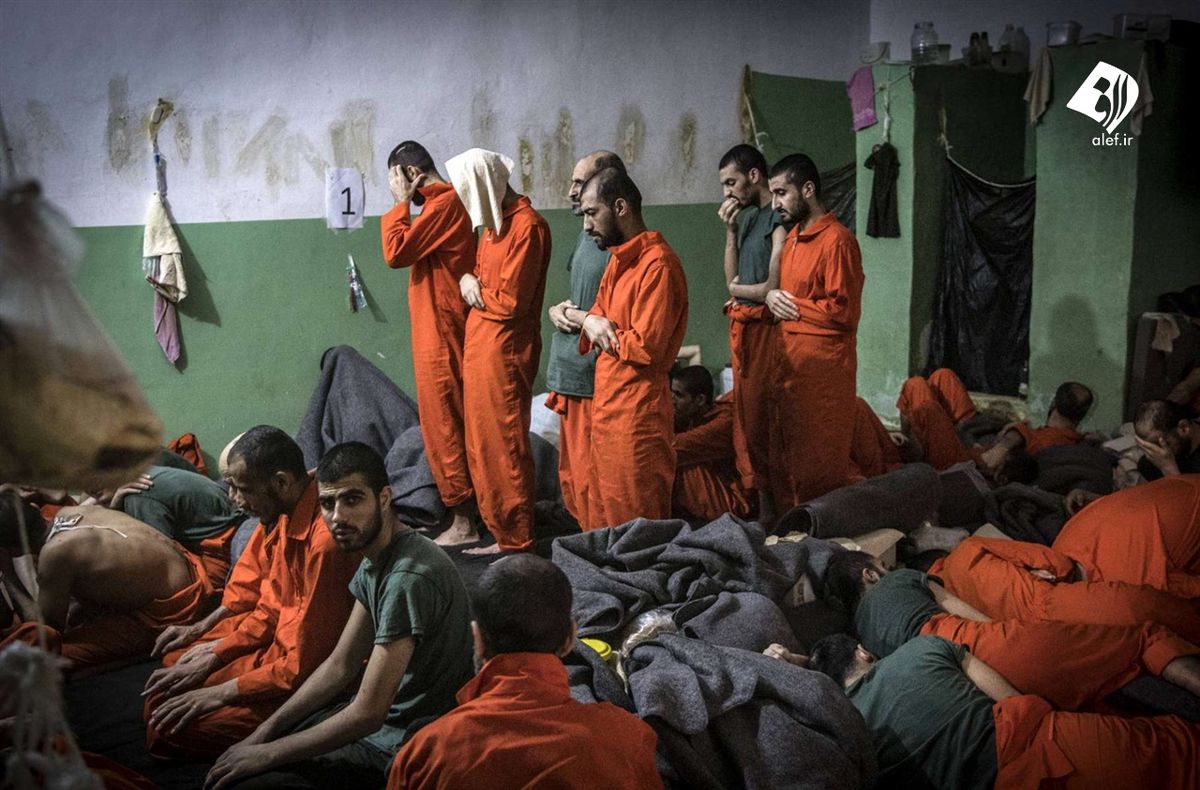 تصاویر خبرگزاری فرانسه از داعشی‌های زندانی در شمال شرق سوریه