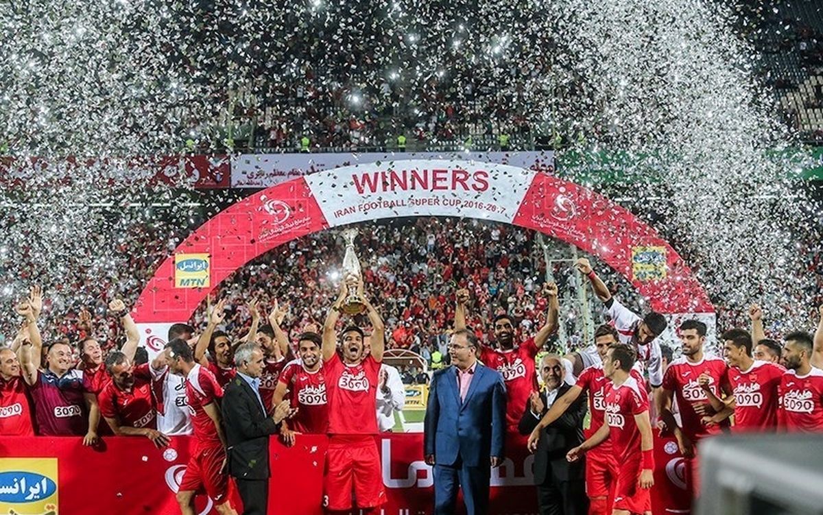 پرسپولیس-ماشین؛ جشن قهرمانی سوپرجام سرخ‌ها