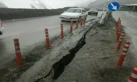 احضار پیمانکار جاده چالوس و تشکیل پرونده قضایی برای وی به دلیل نامناسب بودن آسفالت