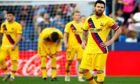 شکست ۱۴۱ ثانیه‌ای بارسلونا